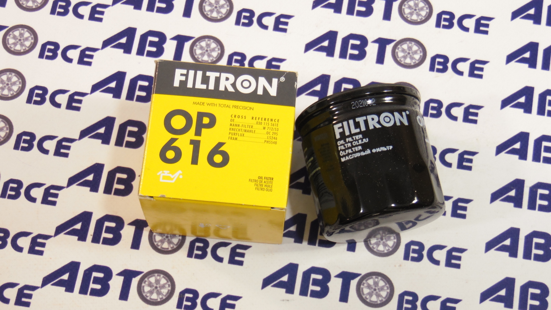 Фильтр масла OP616 FILTRON